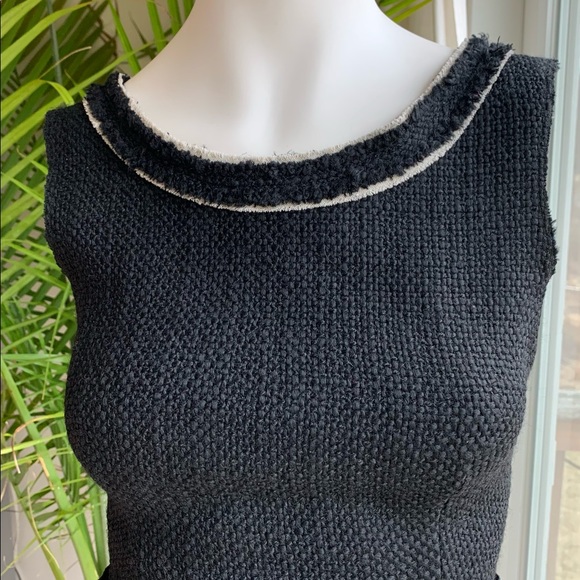 PRADA Virgin Wool Sheath Dress | Black Size 2 - Picture 10 of 16